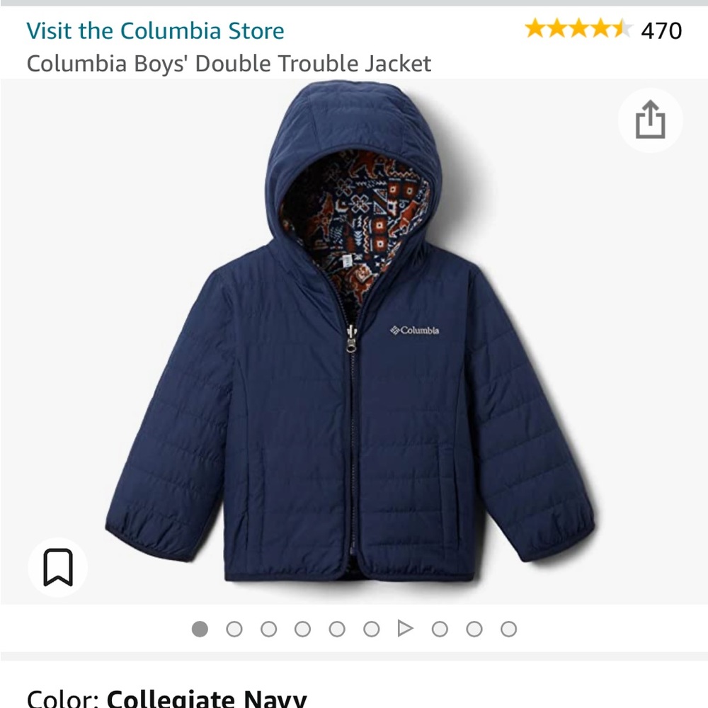 Columbia toddlers coat 3t